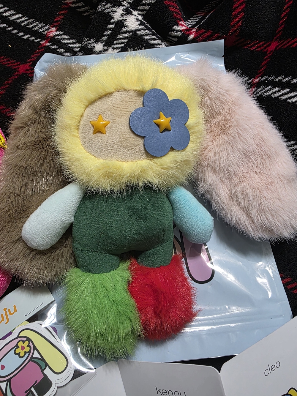 Juju Mismatched Kenny Plush Pendant